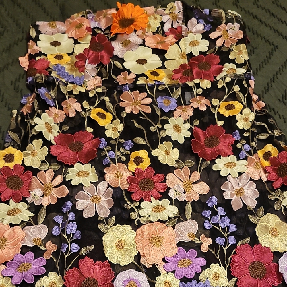 Floral Embroidered Dress
